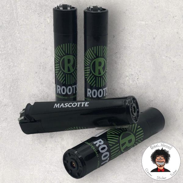 Roots Coffeeshop Clipper Feuerzeug Mascotte